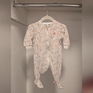 🌞 2 For $35 - Pekkle 6M -  Floral Print Kids One Piece Pajama
